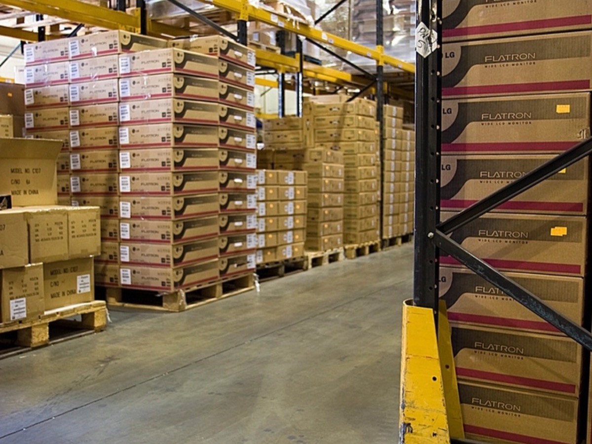 Bonded and general stores in the warehouse