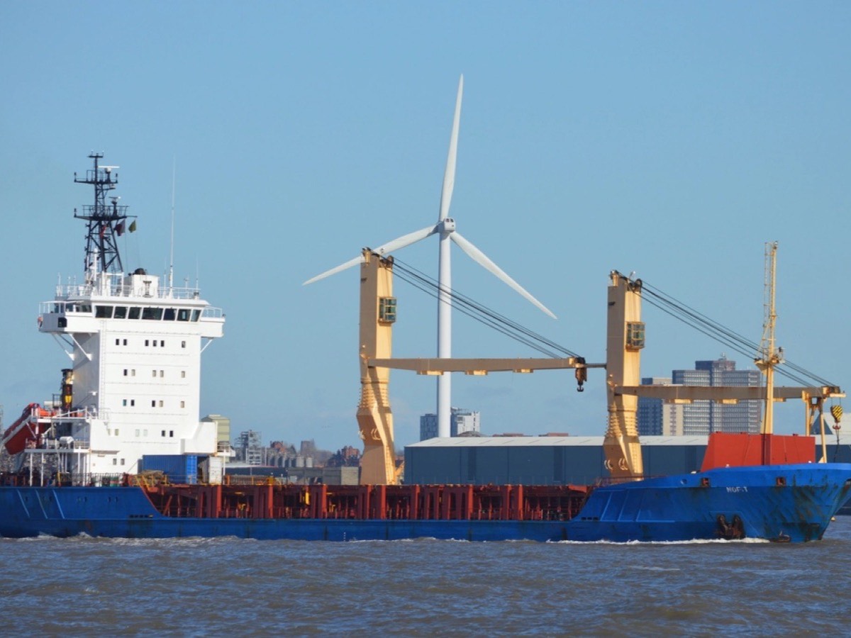 A vessel calling at a Gujarat port